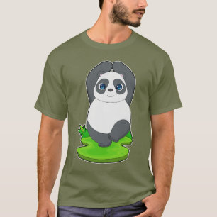 Camiseta ginástica da Malhação Panda Yoga