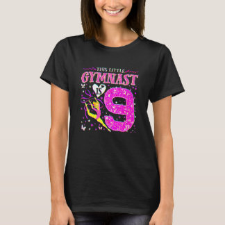 Camiseta ginástica de 9 anos de idade do ginásio 9º anivers