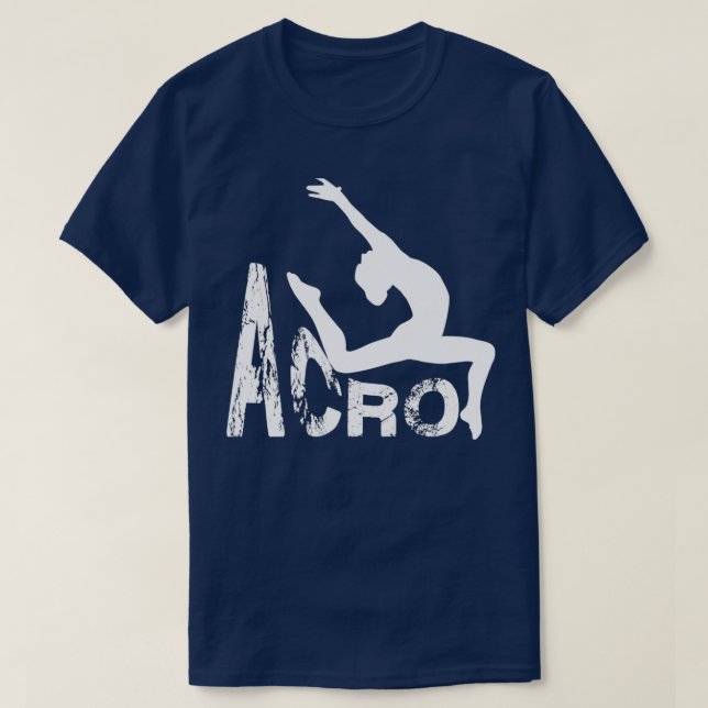 Camiseta ginástica de acrônimos (Frente do Design)