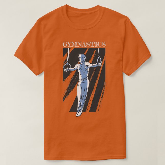 Camiseta ginástica de aparelhos ginástica Artística 7 (Frente do Design)
