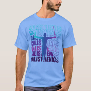 Camiseta ginástica de cálculo da Rua Calisthenics Malhação