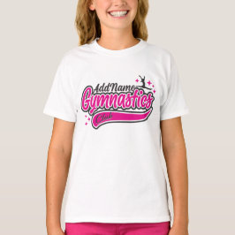 Camiseta Ginástica de Divisão de Gymnast de NOME Personaliz
