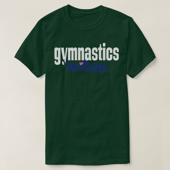 Camiseta Ginástica de ginástica Unicórica Vida 1 (Frente do Design)