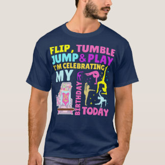 Camiseta Ginástica de Nascentes do 4º Aniversário Meninos d