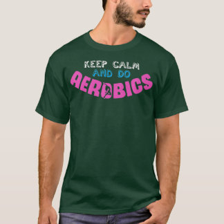Camiseta Ginástica de Piada de Workout Aeróbica Malhação de