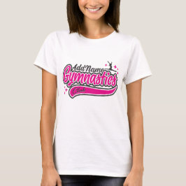 Camiseta Ginástica de salto com split personalizado NOME