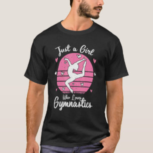 Camiseta Ginástica Desportiva ginástica Apenas Uma Menina Q