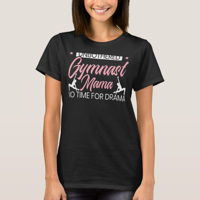 Camiseta ginástica desportiva ginástica Mãe Aeróbica (Frente)
