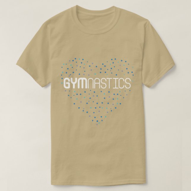Camiseta ginástica desportiva ritmada (Frente do Design)