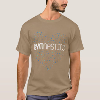 Camiseta ginástica desportiva ritmada
