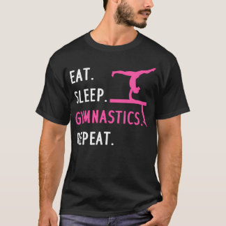 Camiseta Ginástica Divertida Para Mulheres Meninas Ginástic