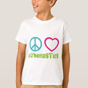 Camiseta Ginástica do amor da paz