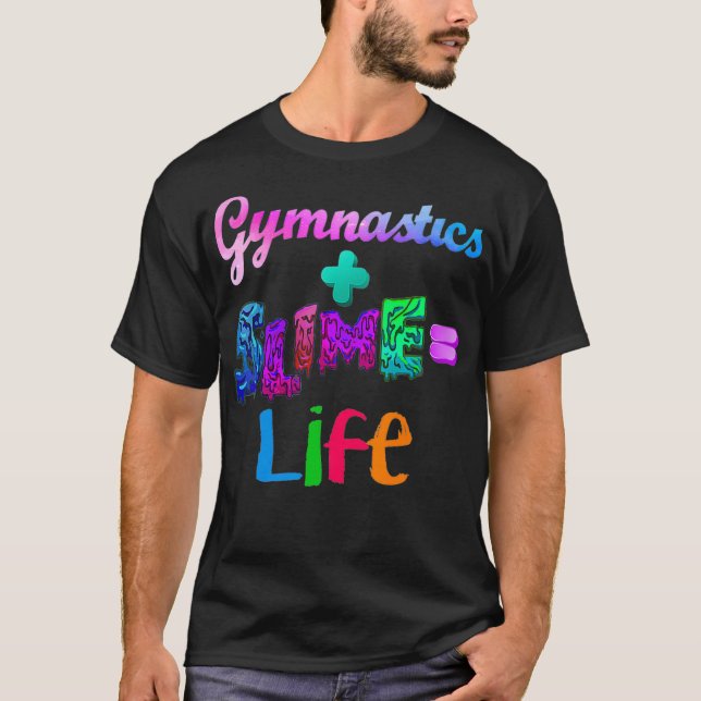 Camiseta ginástica e lodo são cores da vida atléticas (Frente)