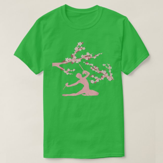 Camiseta ginástica Esporte Sakura Cherry Blossom Acrobat Gy (Frente do Design)