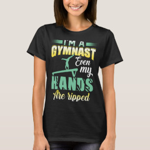 Camiseta Ginástica Eu sou um ginasta, até minhas mãos estão