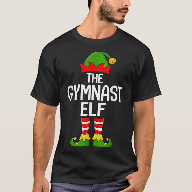Camiseta Ginástica Familiar de Elf Correspondente de Ginást (Frente)