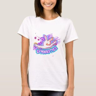 Camiseta Ginástica Funky das meninas dos grafites