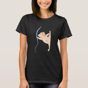 Camiseta Ginástica Gráfica de Cães Acrobat Acrobatics