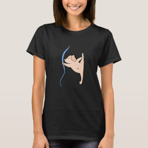 Camiseta Ginástica Gráfica de Cães Acrobat Acrobatics