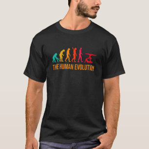 Camiseta Ginástica Gráfica Evolution ginástica Acrobat Acro
