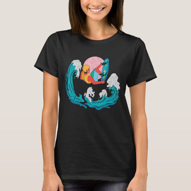 Camiseta Ginástica Gráfica Retroativa Acrobat Acrobat Acrob (Frente)