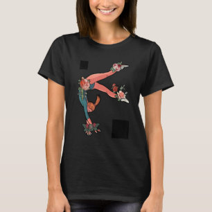 Camiseta Ginástica Gráfica Retroativa Acrobat Acrobat Acrob