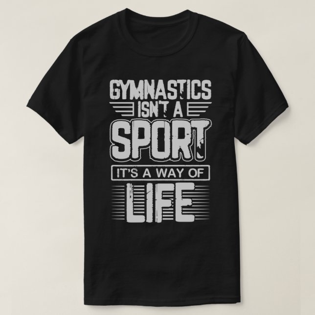 Camiseta Ginástica Isnx27t Um esporte Itx27s Um modo de vid (Frente do Design)