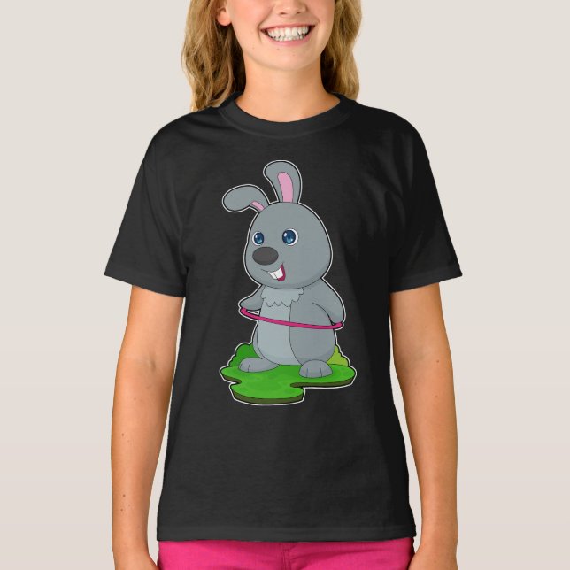 Camiseta ginástica Malhação de coelhos Esportes (Frente)