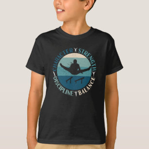 Camiseta Ginástica Masculina Força de Caráter Disciplina