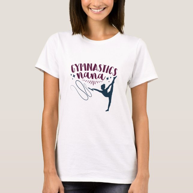 Camiseta Ginástica Nana Avó da Gymnast (Frente)