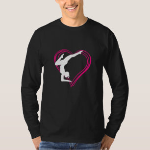 Camiseta Ginástica No Colorir Coração