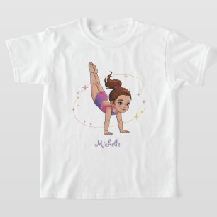 Camiseta Ginástica Nome Profissional Moderno Tendência     