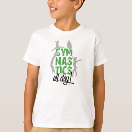 Camiseta Ginástica O dia todo ・ manga longa