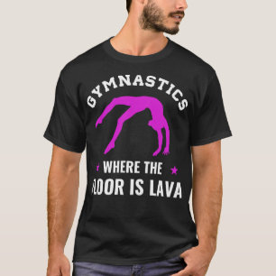 Camiseta Ginástica Onde o chão é Gymnast G Engraçado de Lav