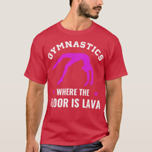 Camiseta Ginástica Onde o chão é Gymnast G Engraçado de Lav