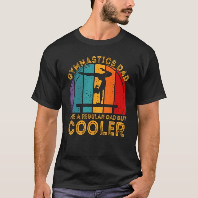 Camiseta ginástica Pai ginástica Padre ginástica Pai Mens (Frente)