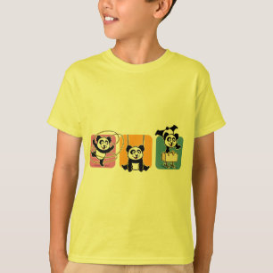 Camiseta Ginástica Pandas