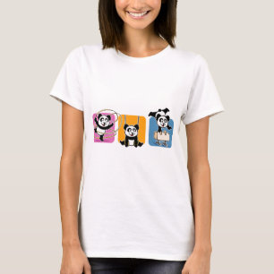 Camiseta Ginástica Pandas