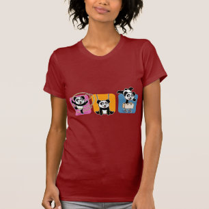 Camiseta Ginástica Pandas