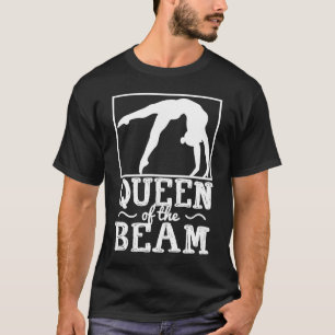 Camiseta Ginástica Para Meninas Mulheres Gymnast Real Tumbl