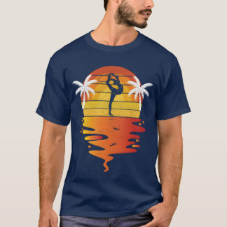 Camiseta Ginástica pôr do sol retrô anos 70 vintage Ginásti