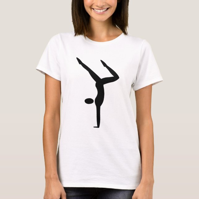 Camiseta Ginástica - Preto (Frente)