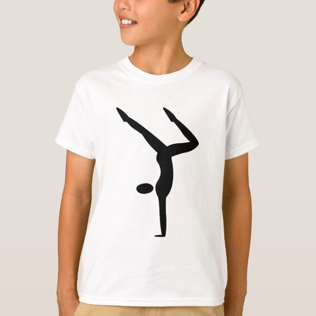 Camiseta Ginástica - Preto (Frente)