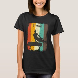 Camiseta Ginástica Retro 70s Antigo Cavalo com Alças Mascul
