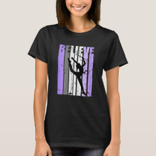 Camiseta Ginástica Rítmica Aniversário Acredita Ama Baton T