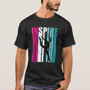 Camiseta Ginástica Rítmica Feminina Silhueta da Ginasta Fof