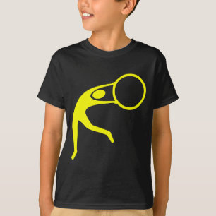 Camiseta Ginástica Rítmica Figura - Amarelo