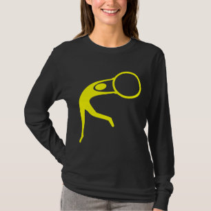 Camiseta Ginástica Rítmica Figura - Amarelo