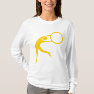 Camiseta Ginástica Rítmica Figura - âmbar