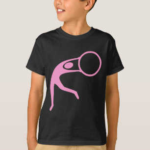 Camiseta Ginástica Rítmica Figura - Rosa